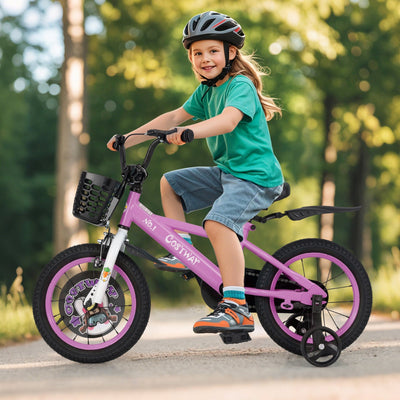 14-Inch Kids Bike for Ages 3-5 with Adjustable Features