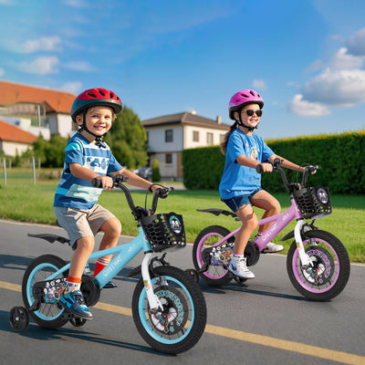 14-Inch Kids Bike for Ages 3-5 with Adjustable Features