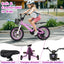 Bicicleta para Niños de 14 Pulgadas para Edades de 3 a 5 Años con Características Ajustables