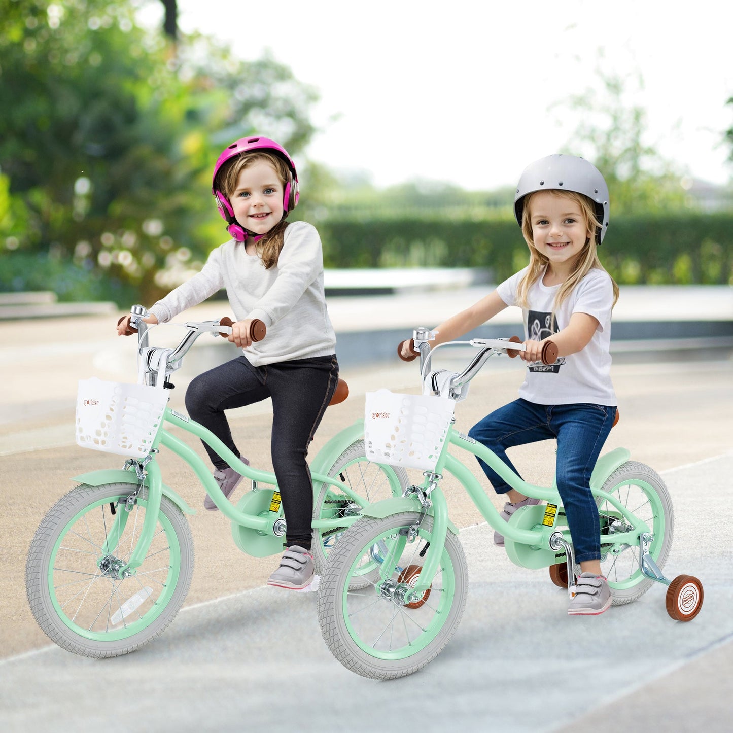 Bicicleta para Niños de 14 Pulgadas con Asiento Ajustable y Timbre