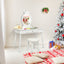 Kids Vanity Makeup Table & Chair Set - White