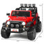 Coche eléctrico de 12V para 2 pasajeros con control remoto - Rojo