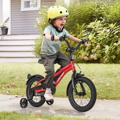 14 Inch Kids Bike with Adjustable Features and Safety Reflectors