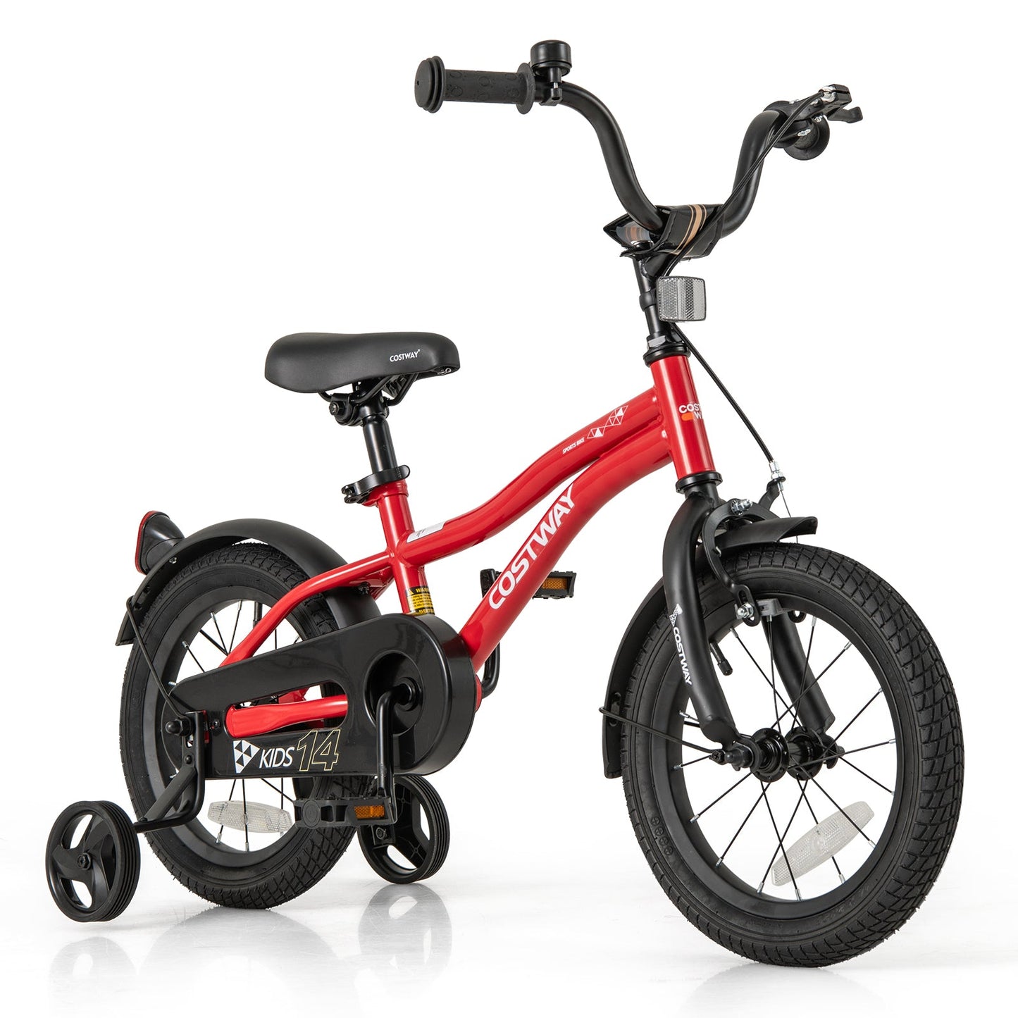 Bicicleta para Niños de 14 Pulgadas con Características Ajustables y Reflectores de Seguridad