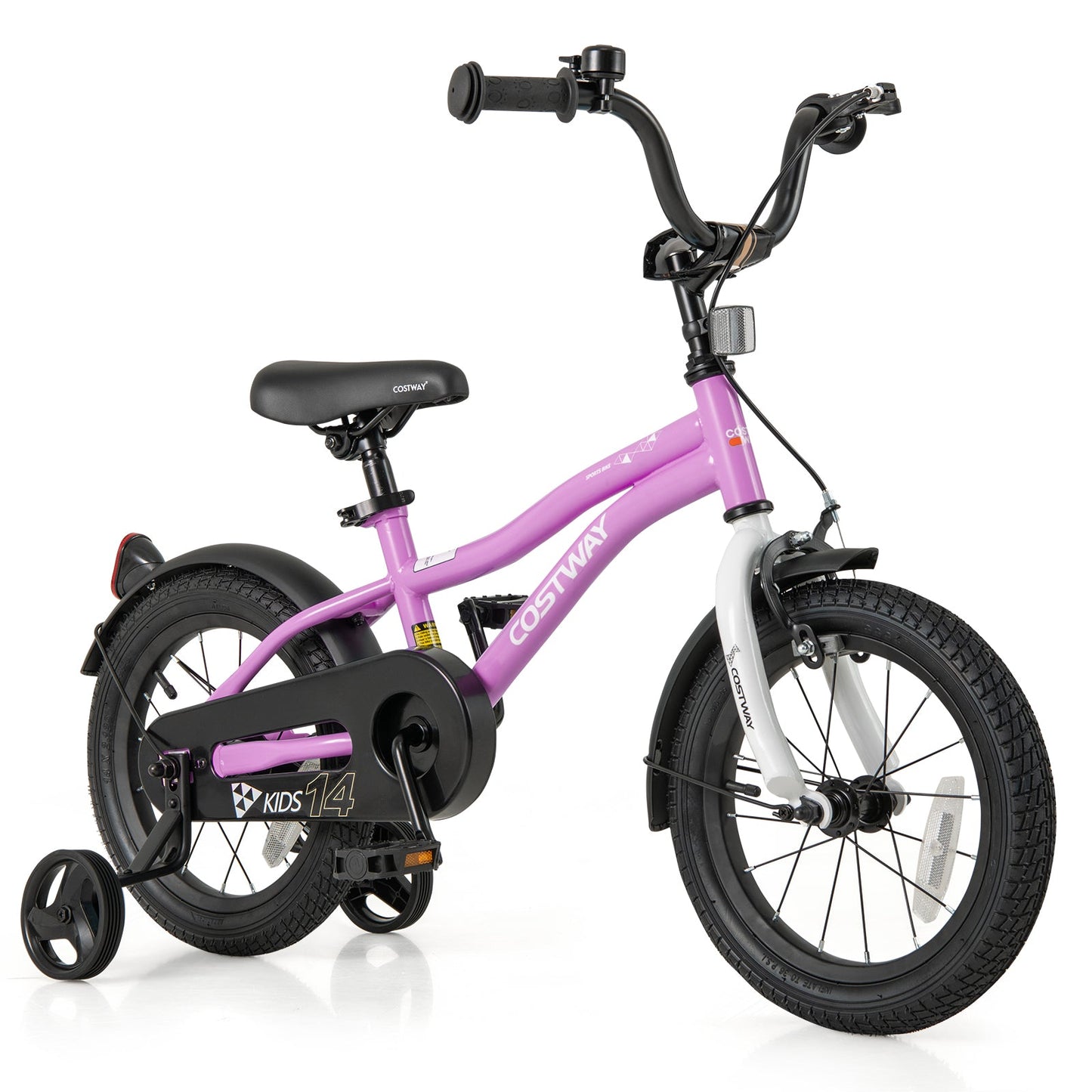 Bicicleta de Entrenamiento para Niños de 14 Pulgadas con Sistema de Doble Freno