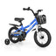 Vélo pour enfants de 14 pouces avec roues d'entraînement - Marine
