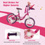 Vélo pour enfants de 14 pouces avec siège pour poupée et roues d'entraînement amovibles