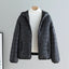 Chaqueta acolchada de algodón versátil para mujer