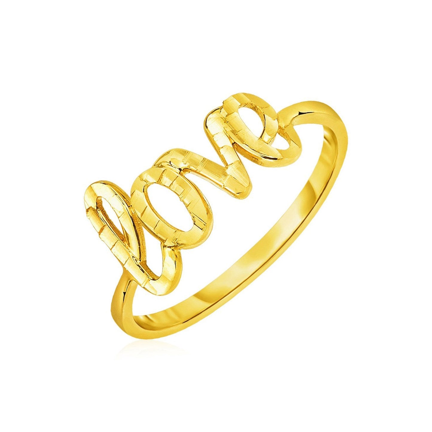 14k Yellow Gold Engagement Ring