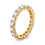 Anillo de Eternidad de Diamantes de 14K Oro Amarillo 2.00 Cttw - Talla 6.75