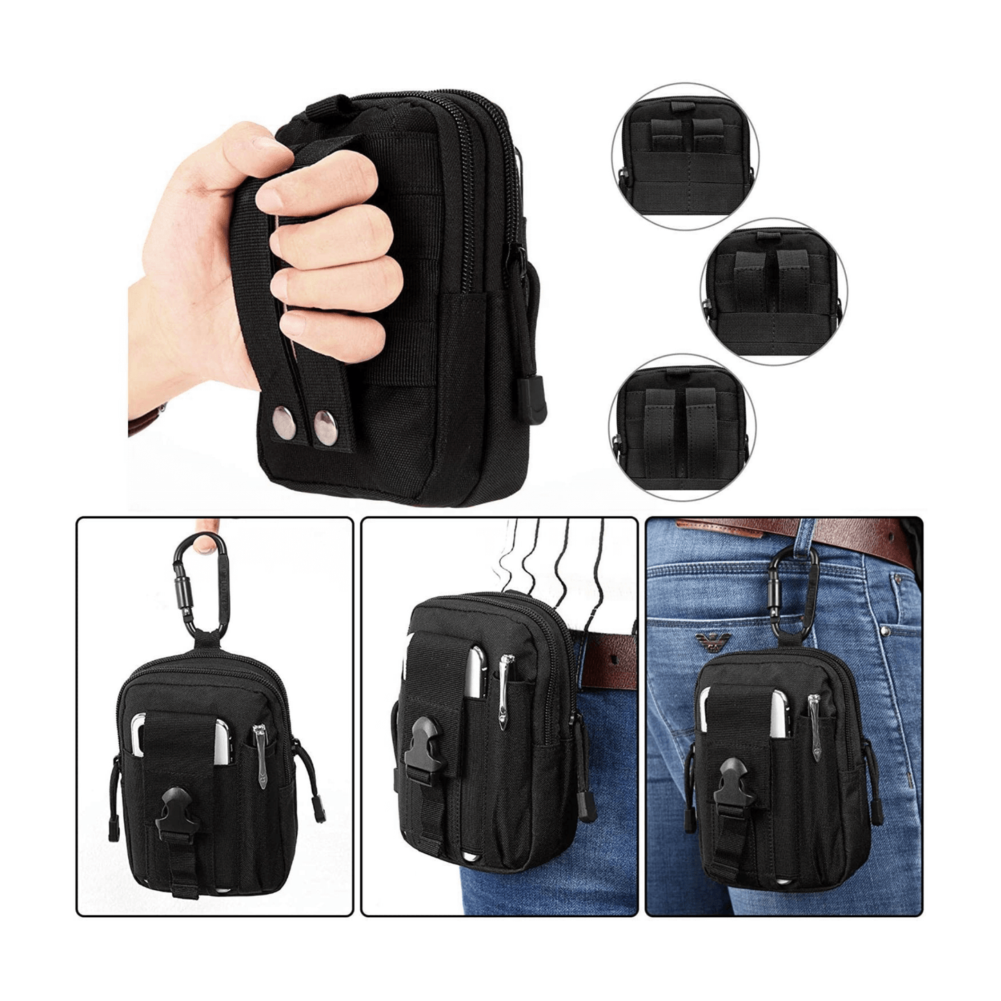Tactical MOLLE Waist Bag for Outdoor Adventures