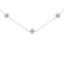 Sterling Silver Diamond Station Necklace - 0.5 cttw