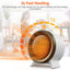 Gbruno 1000W Ceramic Electric Space Heater - Fast Heating & Safety Features