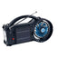 Supersonic Solar Power Bluetooth Speaker with FM Radio & LED Light