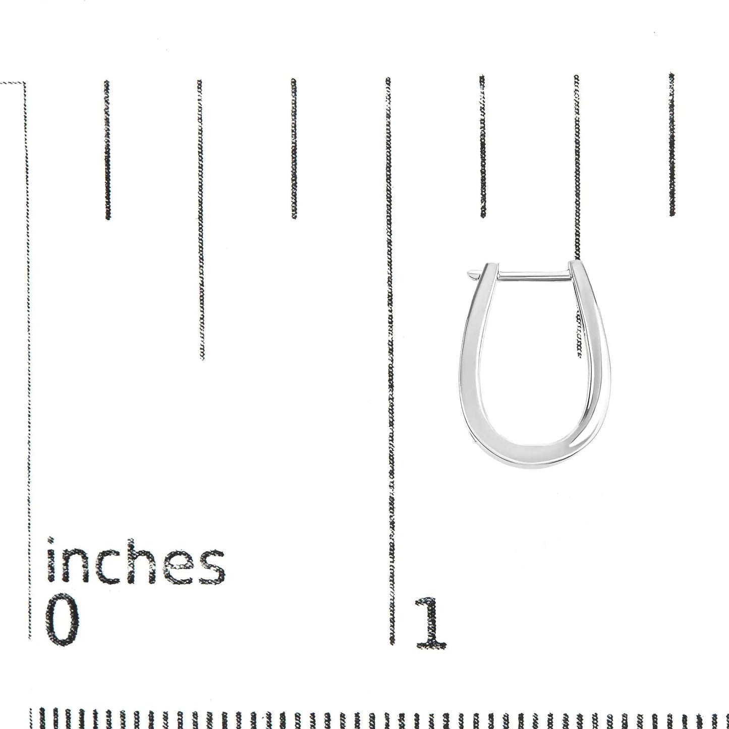 Boucles d'oreilles créoles en diamant serti à canal en or 14K