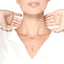 Collier pendentif en or 14K avec trois diamants ronds
