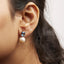 14K Rose Gold Cultured Pearl & Swiss Blue Topaz Drop Earrings