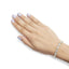 Bracelet en or 14k bicolore avec diamants en barre - 2,00 Cttw