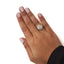 14K White Gold Baguette & Princess-Cut Diamond Cocktail Ring