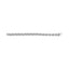 14K White Gold Diamond Knotted Byzantine Link Bracelet - 7 Inches
