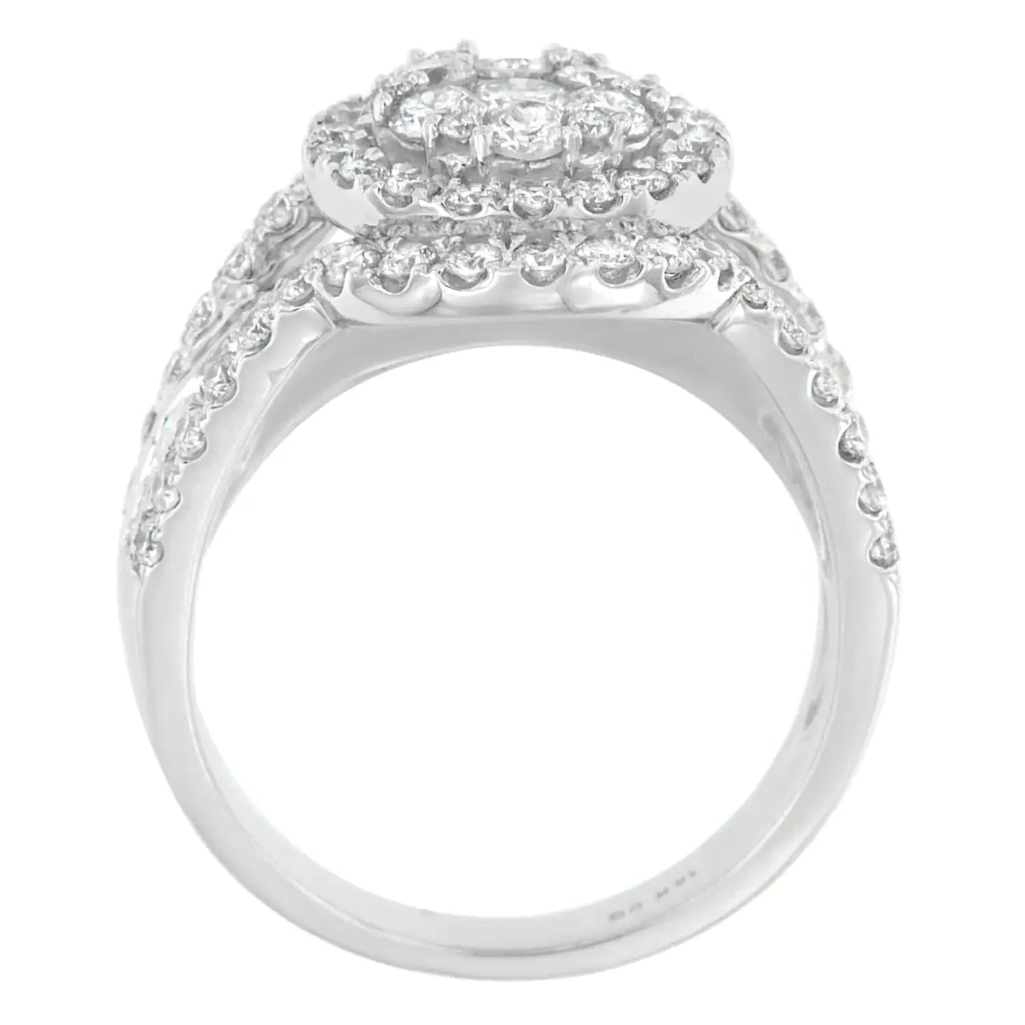 14k White Gold 2ct TDW Diamond Engagement Ring