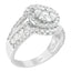 14k White Gold 2ct TDW Diamond Engagement Ring