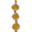 Collier en or jaune 14 carats avec pendentif en diamant jaune fancy en forme de trèfle