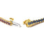 Pulsera de Tenis de Gemas Arcoíris de Oro Amarillo de 14K - 7"