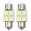 Kit d'éclairage intérieur LED T10 36 mm de 14 pièces