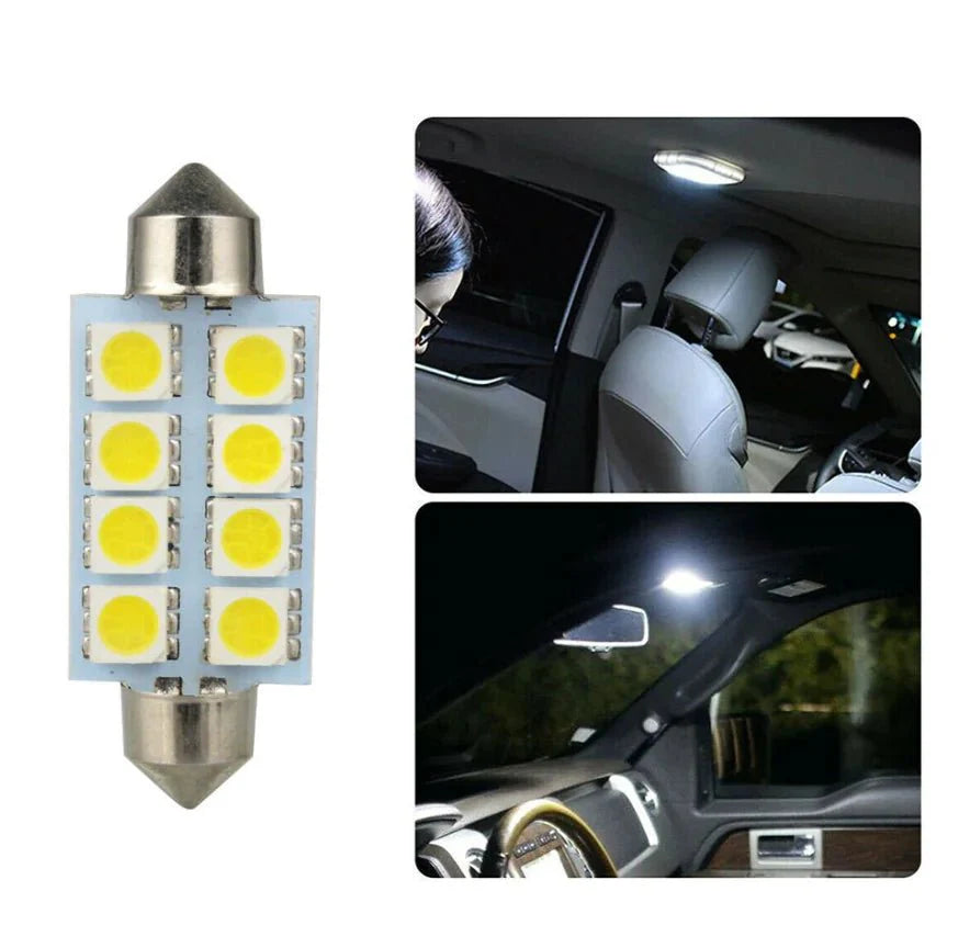 Kit d'éclairage intérieur LED T10 36 mm de 14 pièces