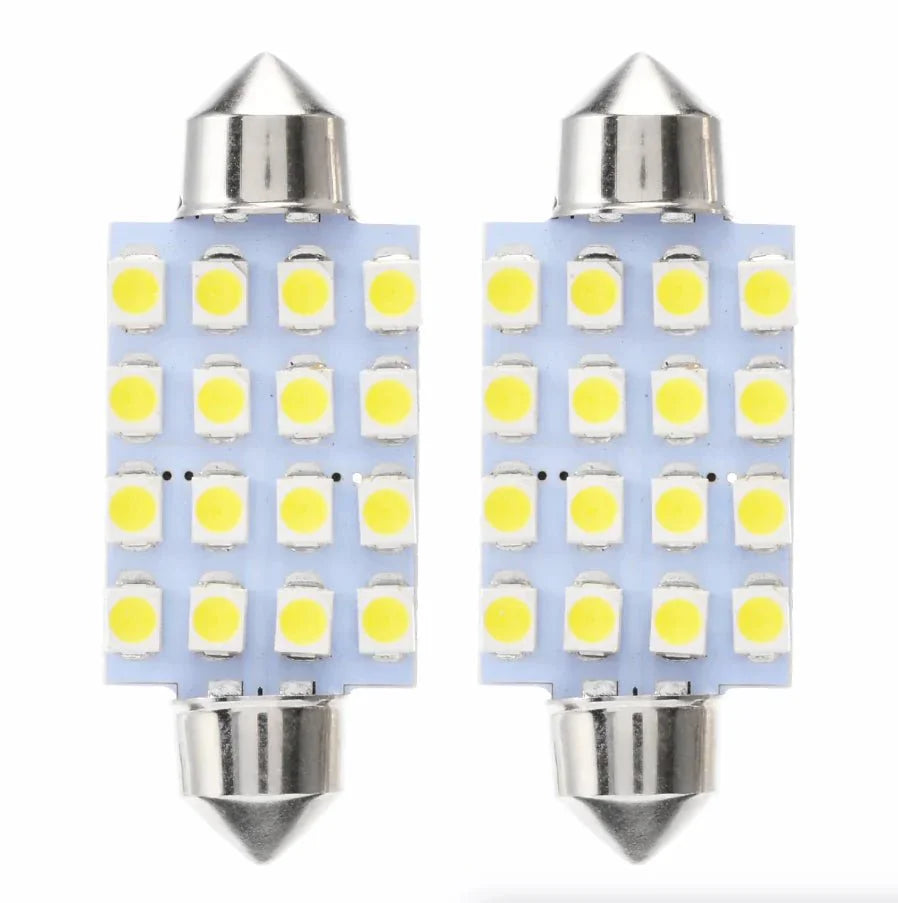 Kit d'éclairage intérieur LED T10 36 mm de 14 pièces