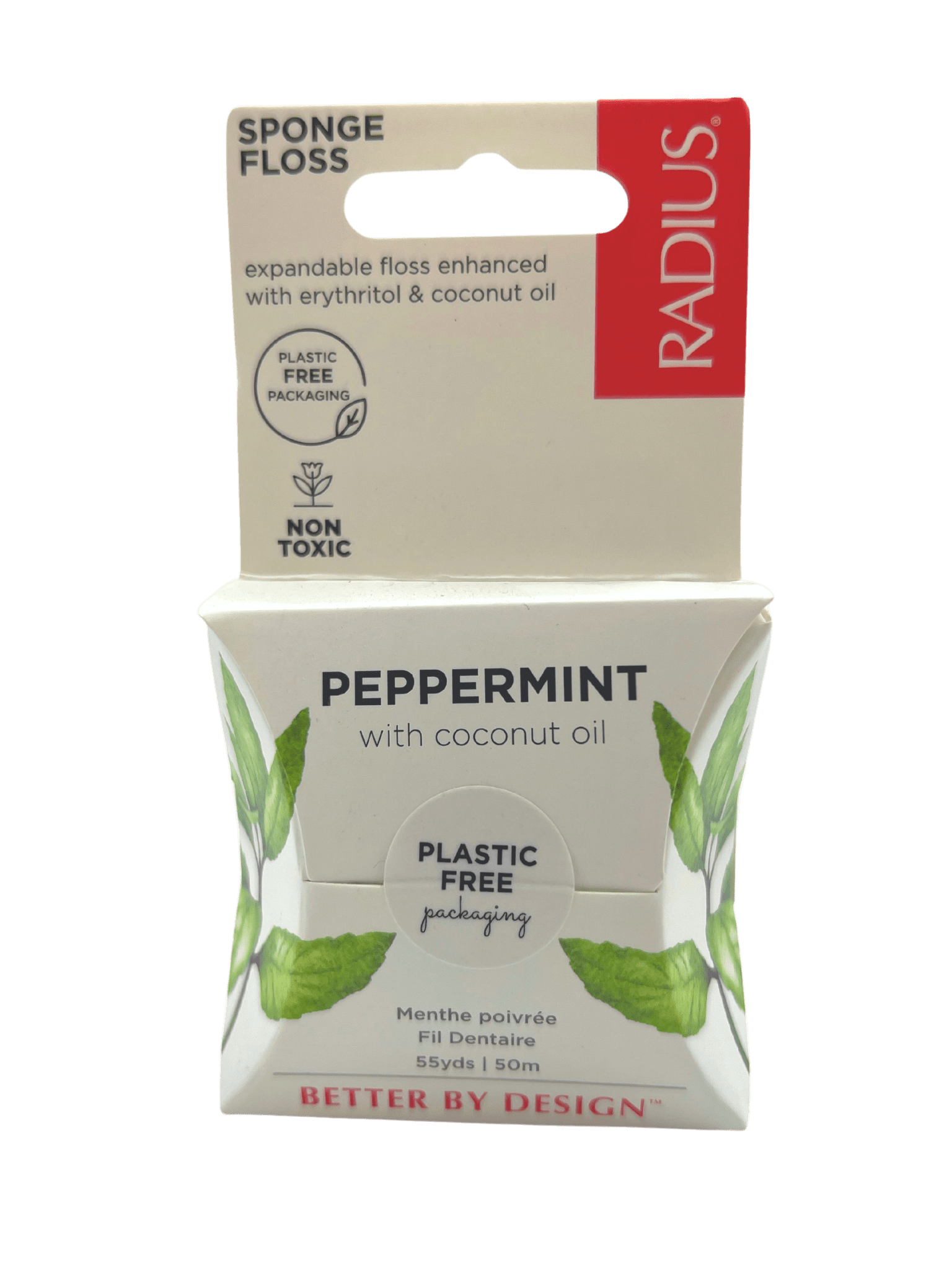Eco-Friendly Dental Floss with Coconut Oil & Erythritol - Korvel