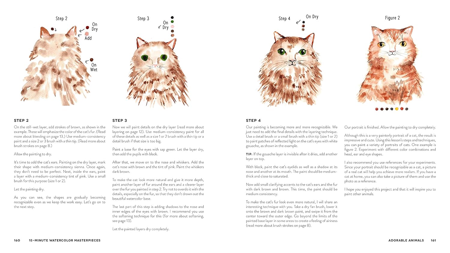 Master Watercolor Art in 15 Minutes: Frame-Worthy Creations Made Easy (Spiral Bound) - Korvel