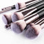 Set de Brochas de Maquillaje Negro Mate – 15 Herramientas Esenciales para una Aplicación Impecable