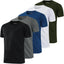 5-Pack Men's Running Shirts - Breathable Athletic Tops