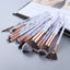 Ensemble de pinceaux Glamour de 15 pièces pour une application de maquillage parfaite