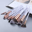 Ensemble de pinceaux Glamour de 15 pièces pour une application de maquillage parfaite