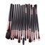 Juego de brochas de maquillaje premium de 15 piezas