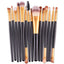 Juego de brochas de maquillaje premium de 15 piezas