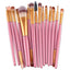 Juego de brochas de maquillaje premium de 15 piezas