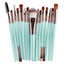 Juego de brochas de maquillaje premium de 15 piezas
