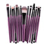 Juego de brochas de maquillaje premium de 15 piezas