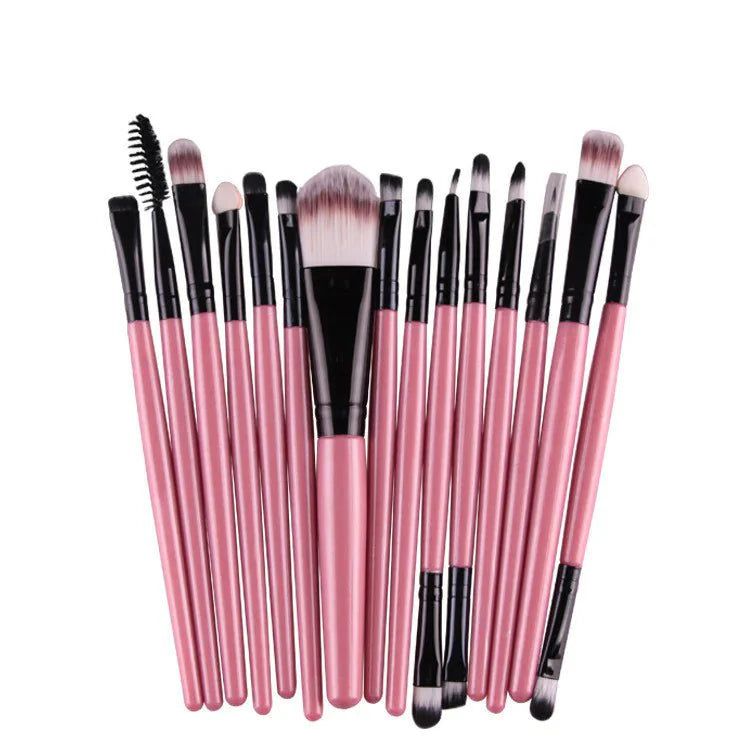 Juego de brochas de maquillaje premium de 15 piezas