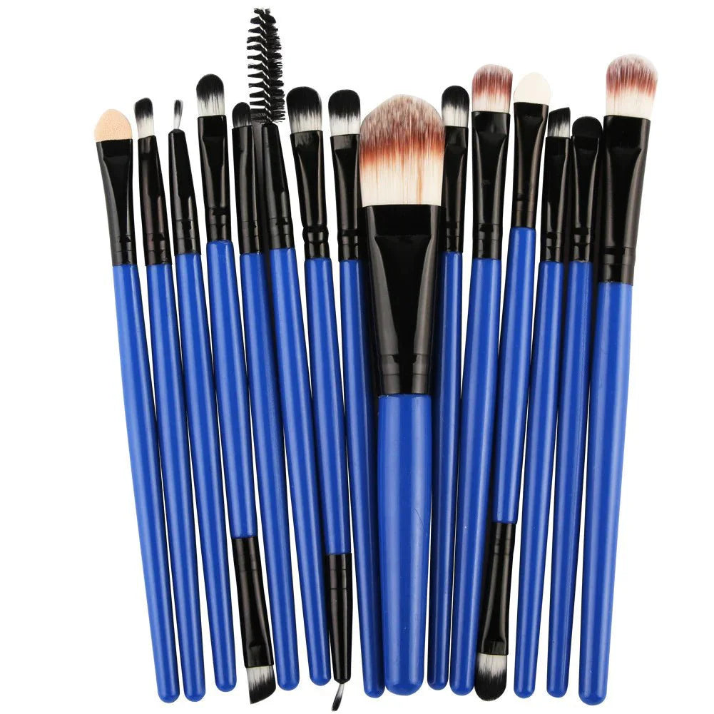 Juego de brochas de maquillaje premium de 15 piezas
