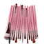 Juego de brochas de maquillaje premium de 15 piezas