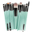 Juego de brochas de maquillaje premium de 15 piezas