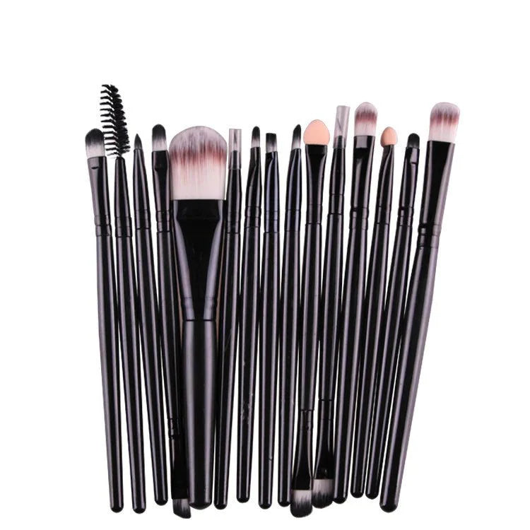 Juego de brochas de maquillaje premium de 15 piezas