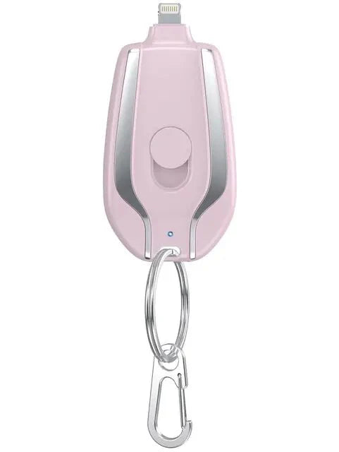 1500mAh Portable Keychain Charger for iPhone with Type-C