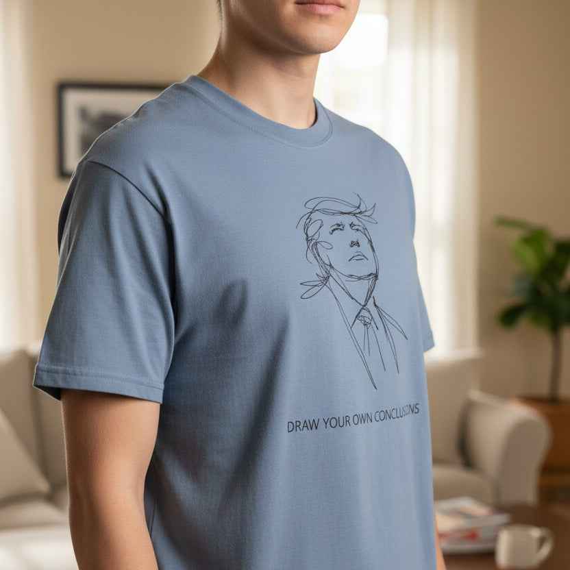 Saca tus propias conclusiones camiseta gráfica unisex