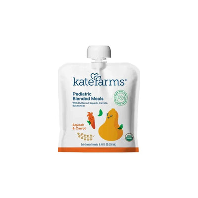 Kate Farms Pediatric Blended Meals - Squash & Carrot, 8.45 Fl Oz